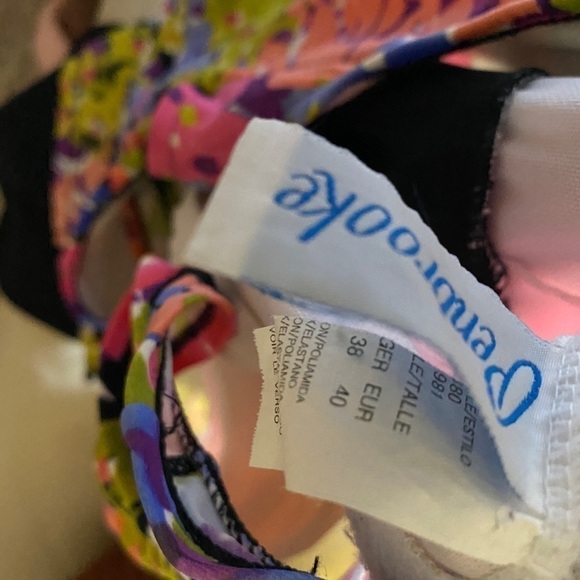 Swimsuit TANKINI One-Piece Swimsuit Size EU 40 US 10 - Picture 5 of 9